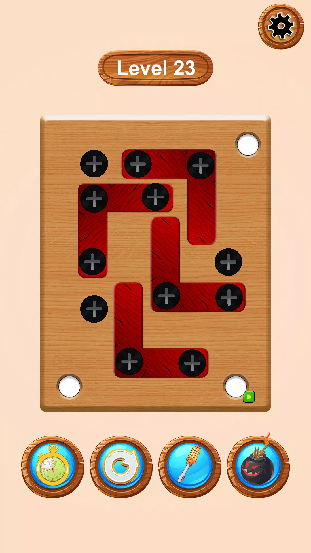 Wood Nuts & Bolts Screw Puzzle应用截图第4张