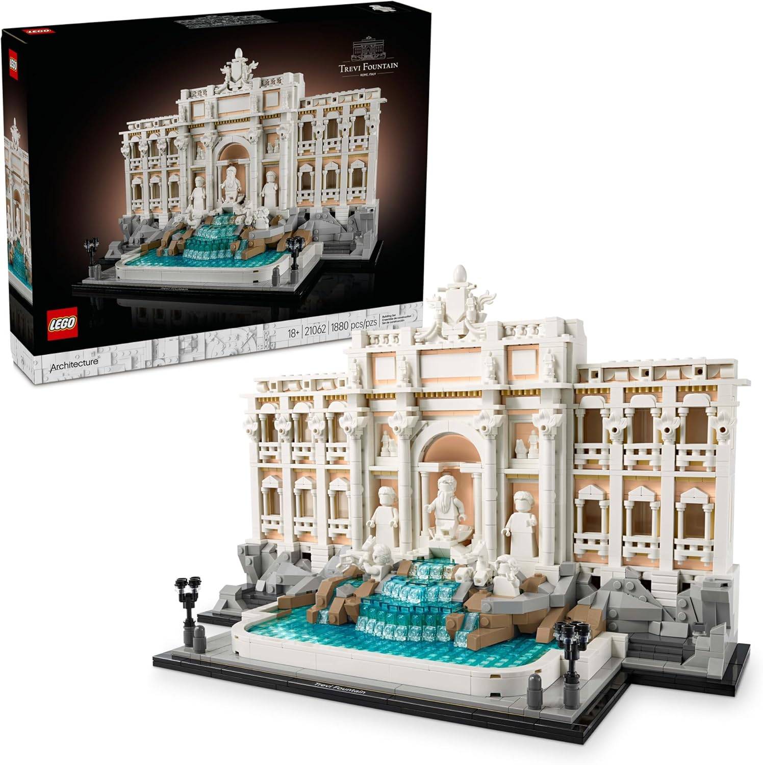 Arquitectura de Lego Trevi Fountain