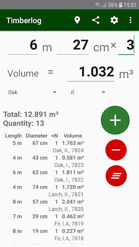 Timberlog - Timber calculator Capture d’écran 4