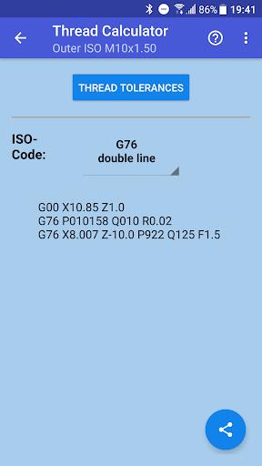Thread calculator Screenshot 4