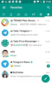 Plus Messenger Schermafbeelding 1