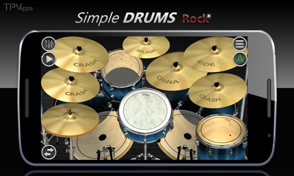 Simple Drums Rock - ドラムセット スクリーンショット 3