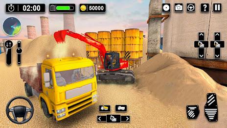 Heavy Sand Excavator 3D Sim Скриншот 3