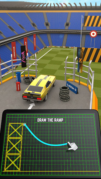 Ramp Car Jumping Captura de tela 4