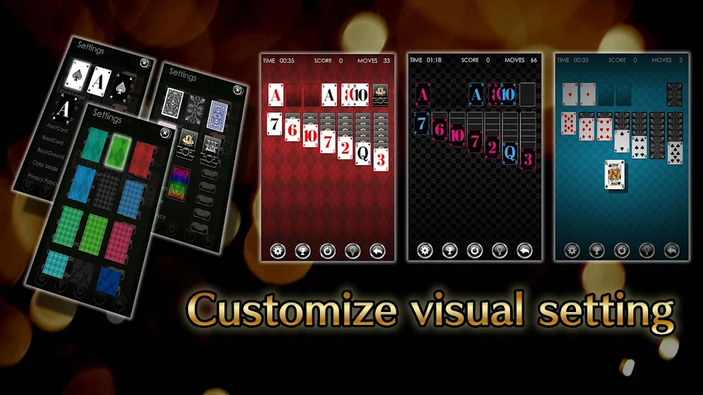 Solitaire Klondike HD Capture d’écran 2