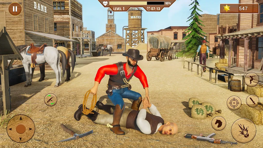 West Cowboy Shooting Games 3D Capture d’écran 2