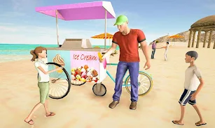 City Ice Cream Delivery Boy Captura de tela 4