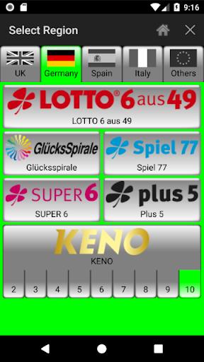 Lotto Number Generator for EUR Скриншот 3