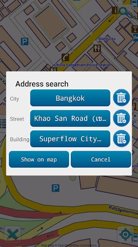 Map of Thailand offline应用截图第3张