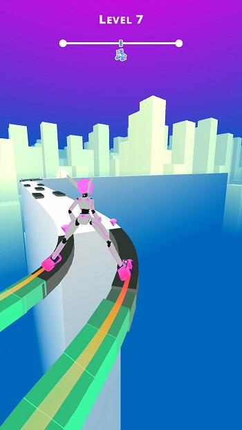 Sky Roller: Rainbow Skating Screenshot 3