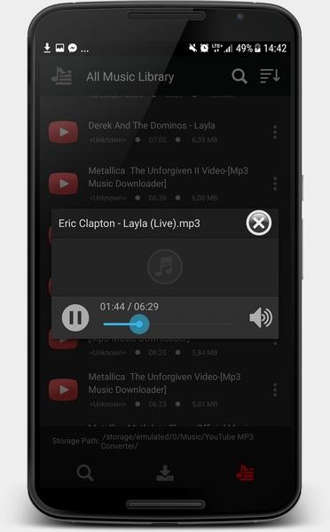 YouTube MP3 Converter Tangkapan skrin 1