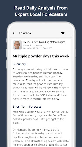 OpenSnow: Forecast Anywhere स्क्रीनशॉट 3