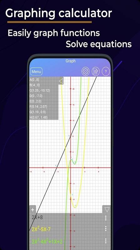 HiEdu Calculator Pro ภาพหน้าจอ 2