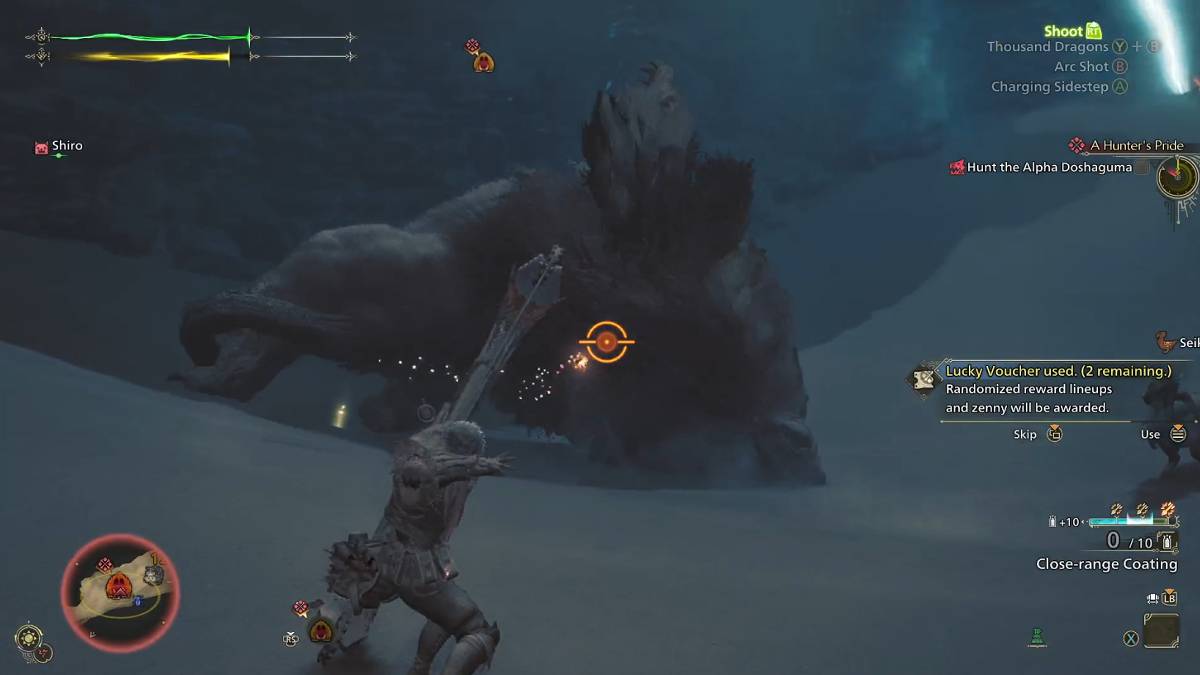 Monster Hunter Wilds Doshaguma/Alpha Doshaguma老闆打架