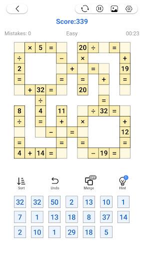 Math Number: Cross Math Puzzle Capture d’écran 1