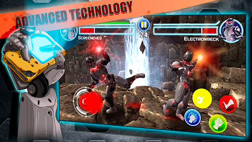 Steel Street Fighter  Robot boxing game ภาพหน้าจอ 1