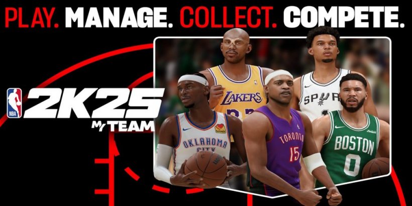 NBA 2K25: MyTeam lets you take part in basketball action on the go, out now on Android and iOS