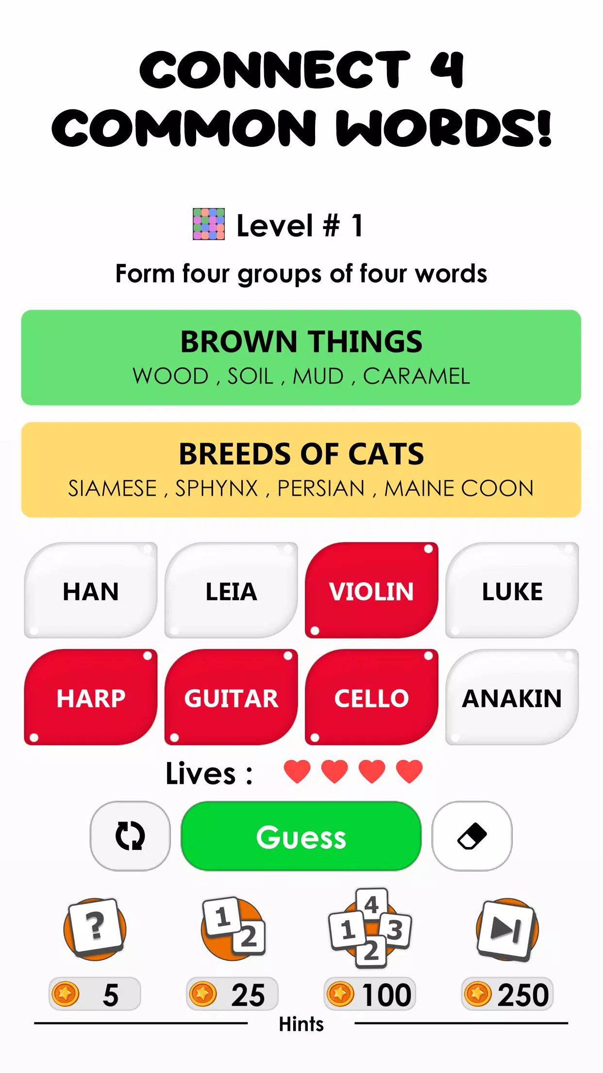 Words: Associations Word Game Screenshot 2