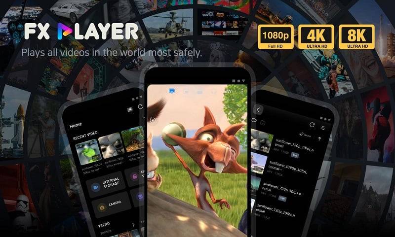 Videoplayer HD - FX Player Screenshot 1