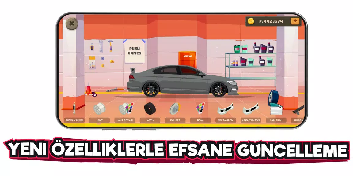 2d Car Series Tuning Game Ảnh chụp màn hình 1