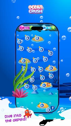 Ocean Crush Game - Match 3 Скриншот 3