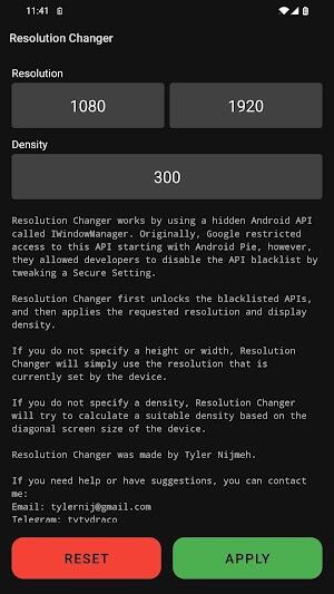 Resolusi Changer Apk