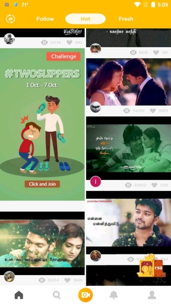 4Fun - Video Status for WhatsApp, Funny Video Screenshot 1