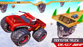 Monster Car Stunts Game 2023 Скриншот 4