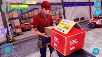 Food Delivery Boy Bike Game 3D Captura de pantalla 4