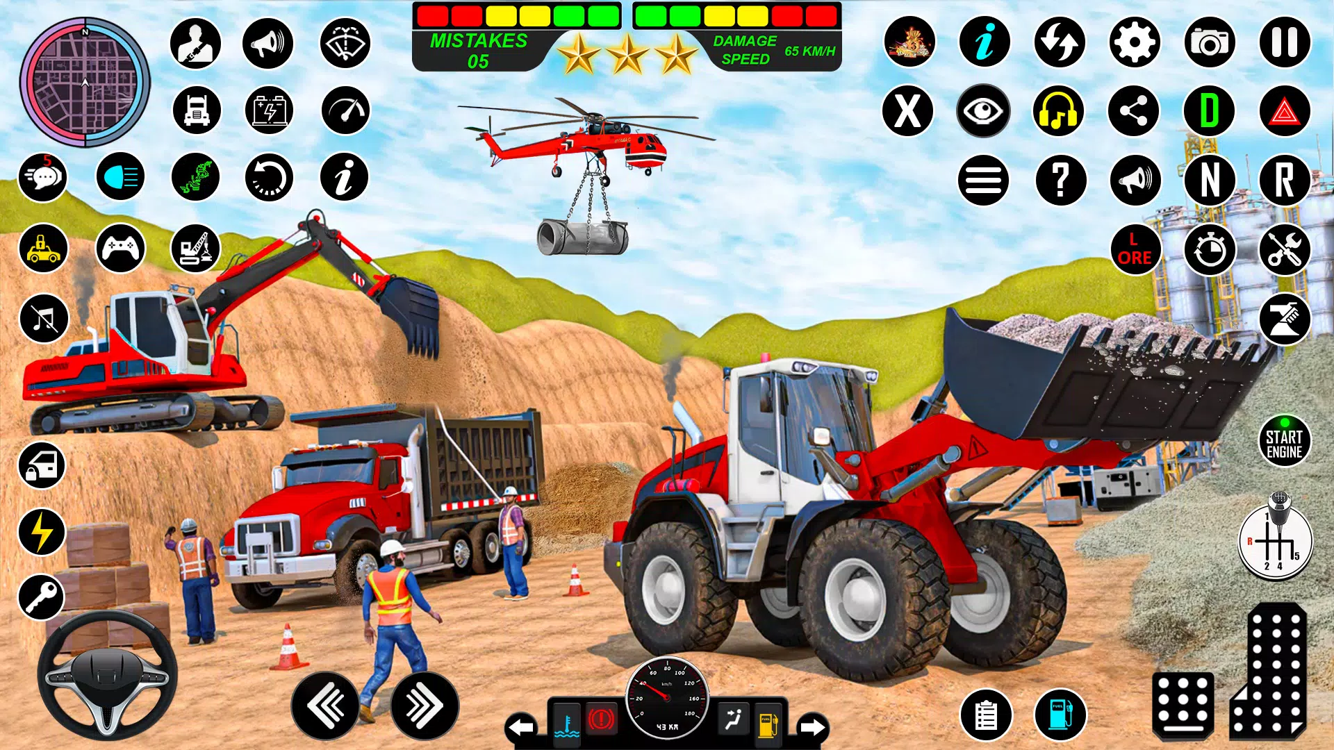 Snow Excavator Simulator Game स्क्रीनशॉट 3