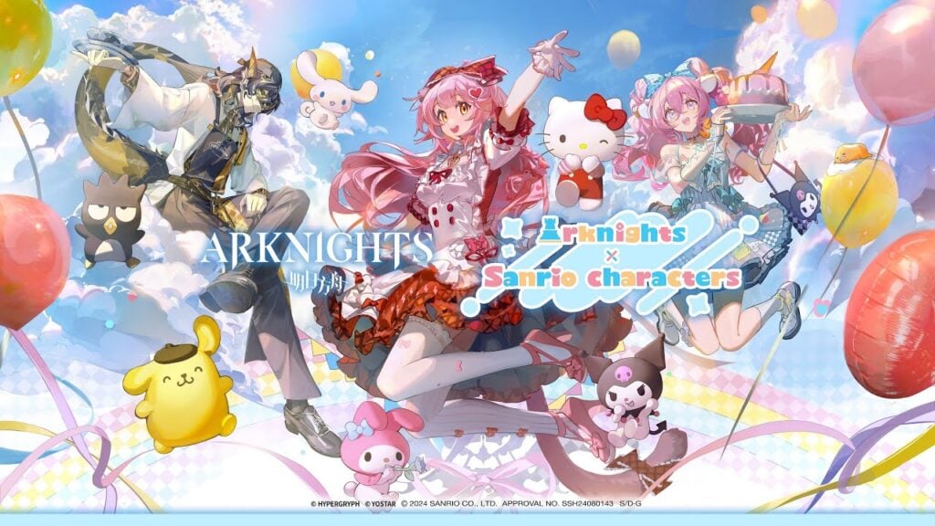 Arknights x Sanrioのキャラクターは、いくつかの非常に愛らしい衣装と土地を協力します！