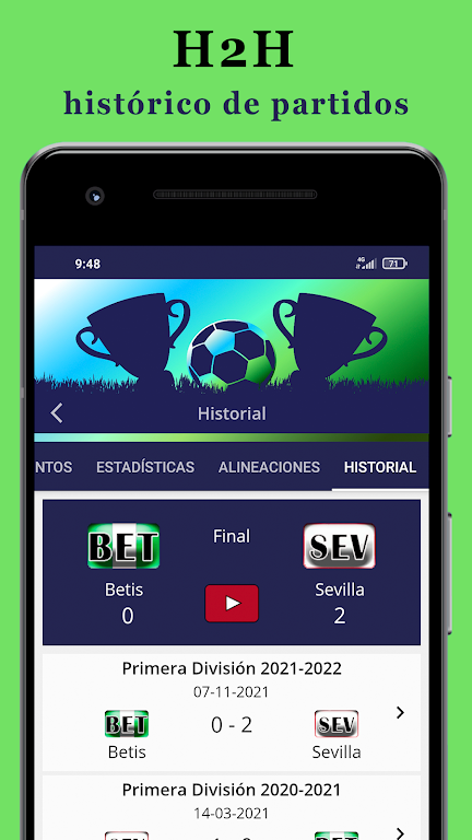 Football Spain Capture d’écran 4