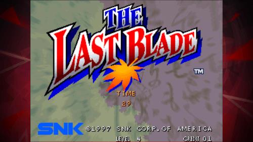 THE LAST BLADE ACA NEOGEO Ekran Görüntüsü 1