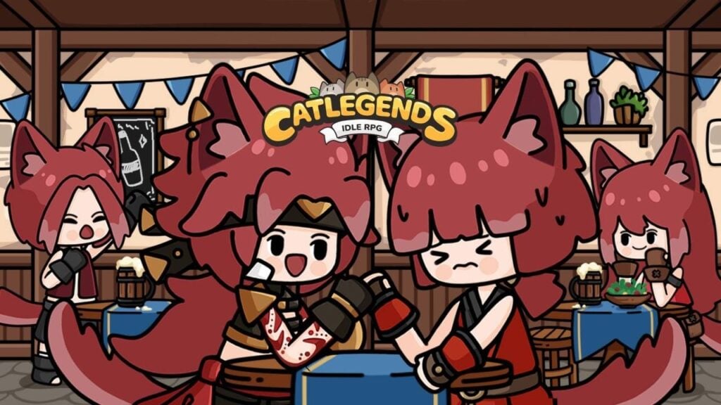 Cat Legends: Android-Bound RPG ocioso com charme peludo