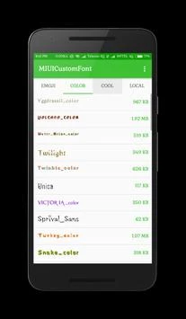 Custom Font Installer For MIUI স্ক্রিনশট 1