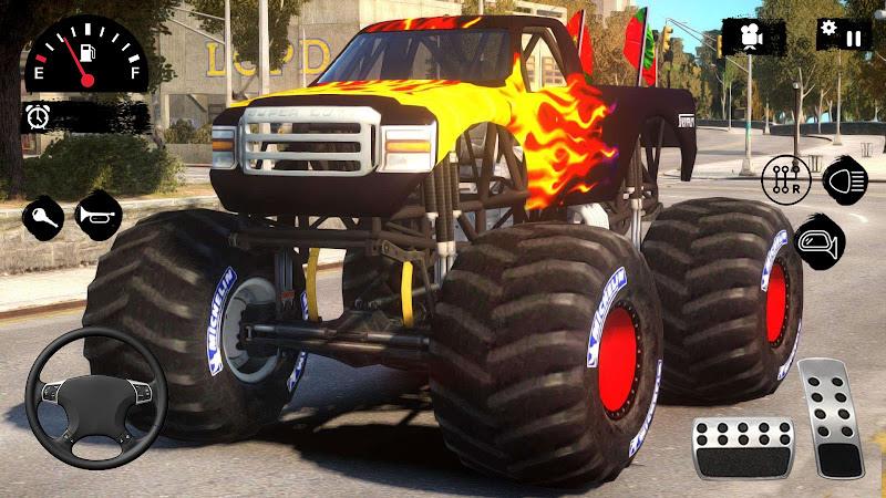 Hillock Monster Truck Driving Скриншот 2