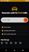 Ford radio code generator Captura de pantalla 4