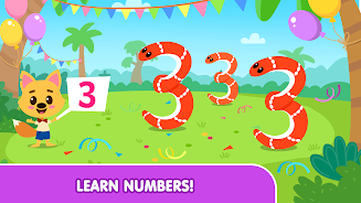 Numbers learning game for kids Schermafbeelding 2