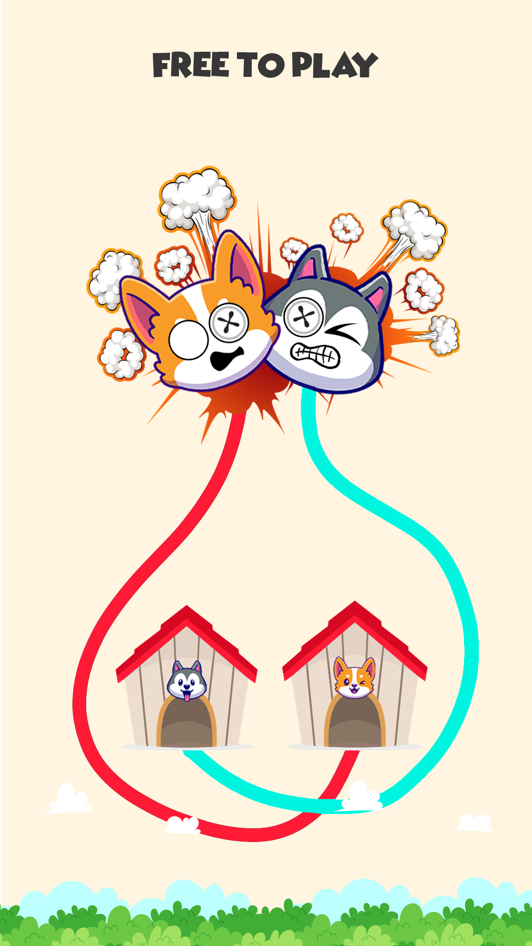 Dog rush: Draw to save games 스크린샷 2