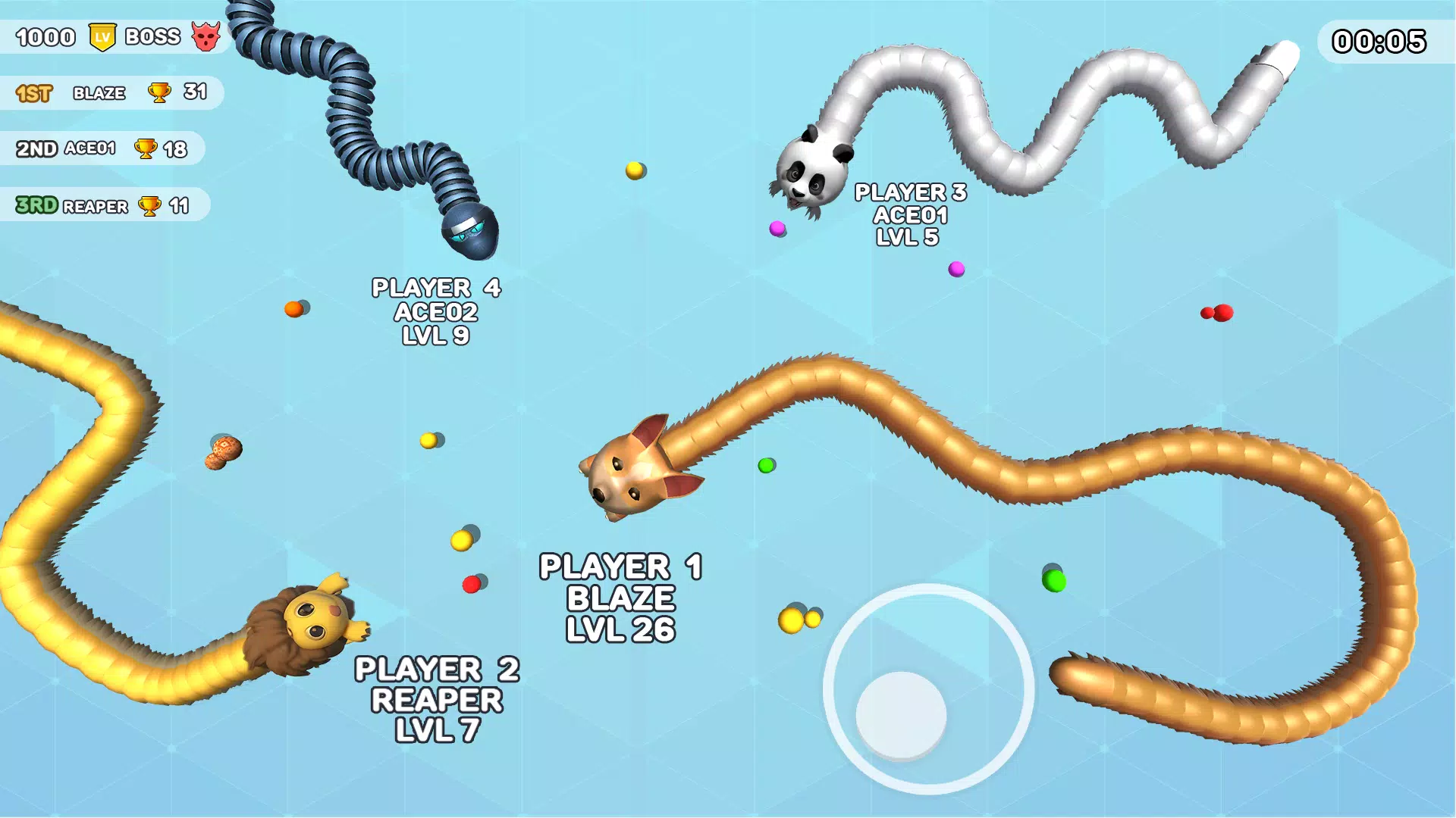 Worms Clash - Snake Games ဖန်သားပြင်ဓာတ်ပုံ 4