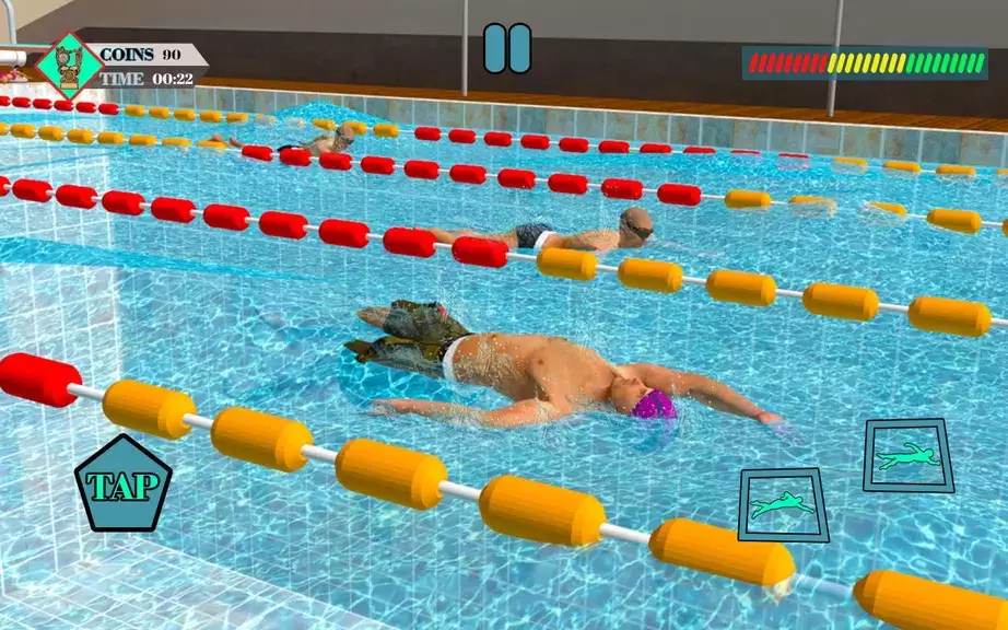 Summer Swimming Flip Pool Race ဖန်သားပြင်ဓာတ်ပုံ 3
