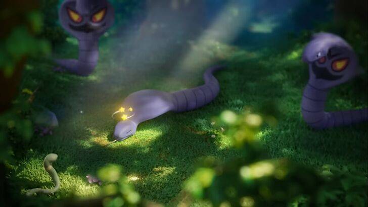 Pokemon kỷ niệm năm của con rắn với Ekans
