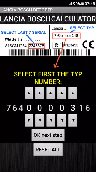 Bosch Lancia Radio Code Decode ภาพหน้าจอ 1