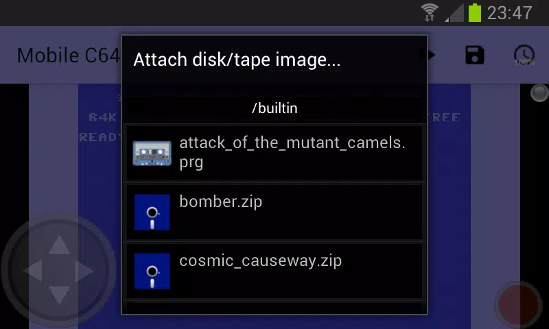 Mobile C64 Screenshot 3