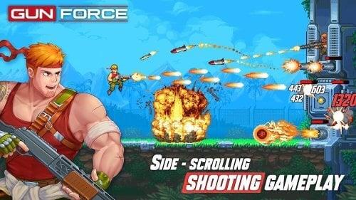 Gun Force: Action Shooting Zrzut ekranu 1