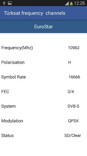 TurkSat Frequency Channels स्क्रीनशॉट 4