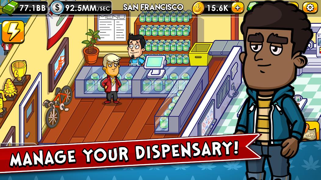 Weed Inc: Idle Tycoon Mod Captura de pantalla 3