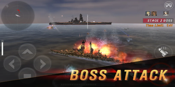 WARSHIP BATTLE:3D World War II Captura de tela 2