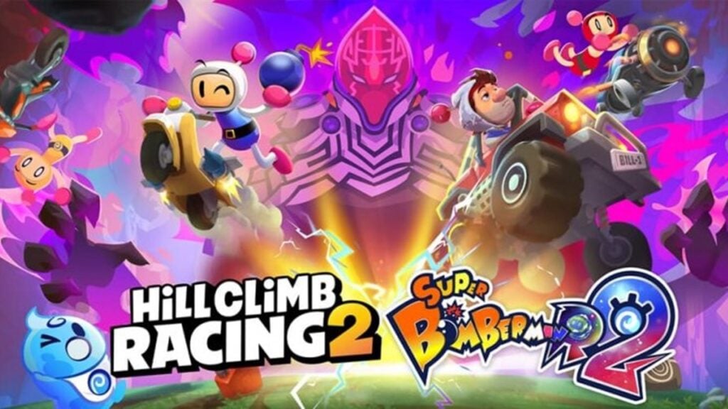 Super Bomberman R 2 arrive sur Hill Climb Racing 2 !