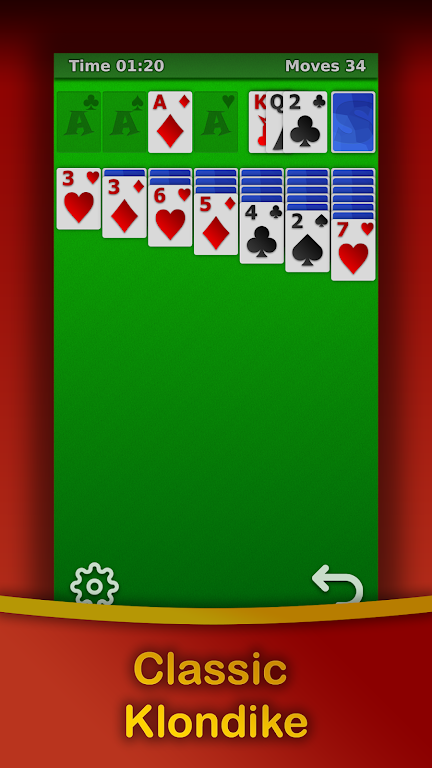 Klondike Solitaire - Free 스크린샷 2